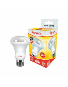 Светодиодная LED лампа R63 AL 10w 220В E27 4100К Sokol