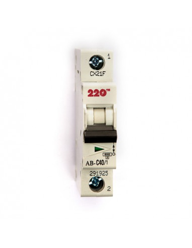 Автоматический выключатель 1Р 40А (6кА) ТМ 220