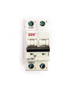 Автоматический выключатель 2Р 40А (6кА) ТМ 220