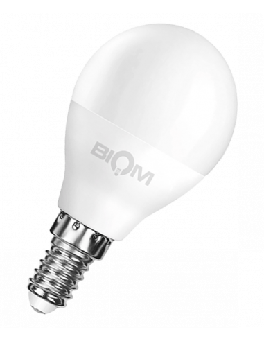 Светодиодная LED лампа Biom BT-589 C37 9w E14 4500K матовая