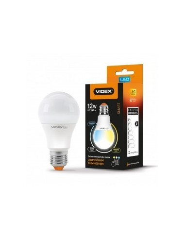 LED лампа с регулировкой цветности Videx 12w E27