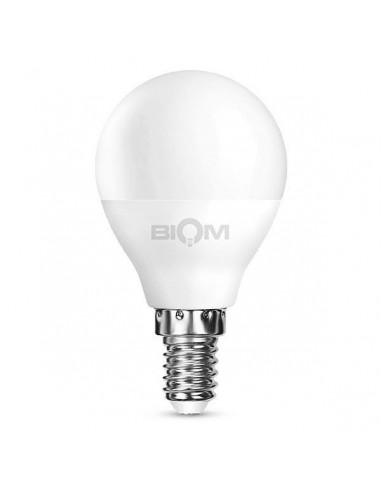 Светодиодная LED лампа Biom BT-565 G45 7W E14 3000К матовая