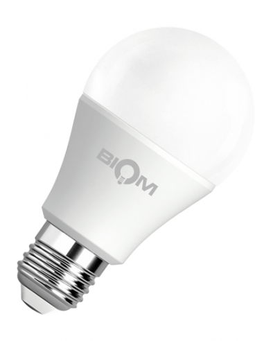 Светодиодная LED лампа Biom BT-509 A60 10W E27 3000К матовая