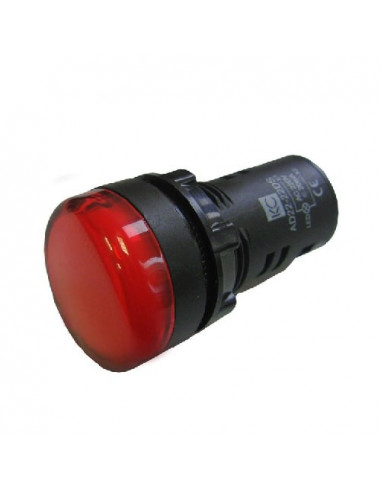 Лампа AD22DS LED матрица d22 красный 230В IEK