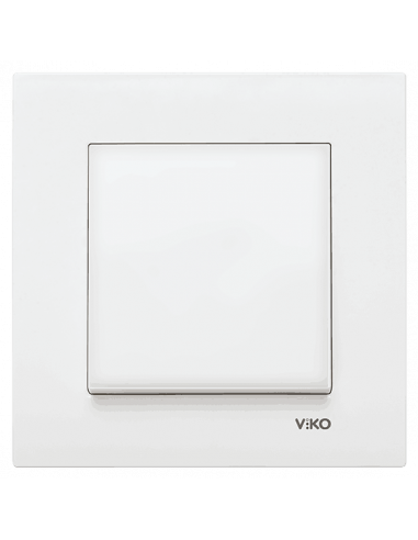 Выключатель одноклавишный белый VI-KO KARRE 90960001
