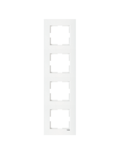 Рамка четырехместная вертикальная белая VI-KO KARRE 90960223