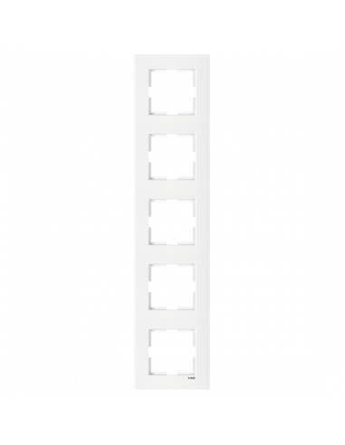 Рамка пятиместная вертикальная белая VI-KO KARRE 90960224
