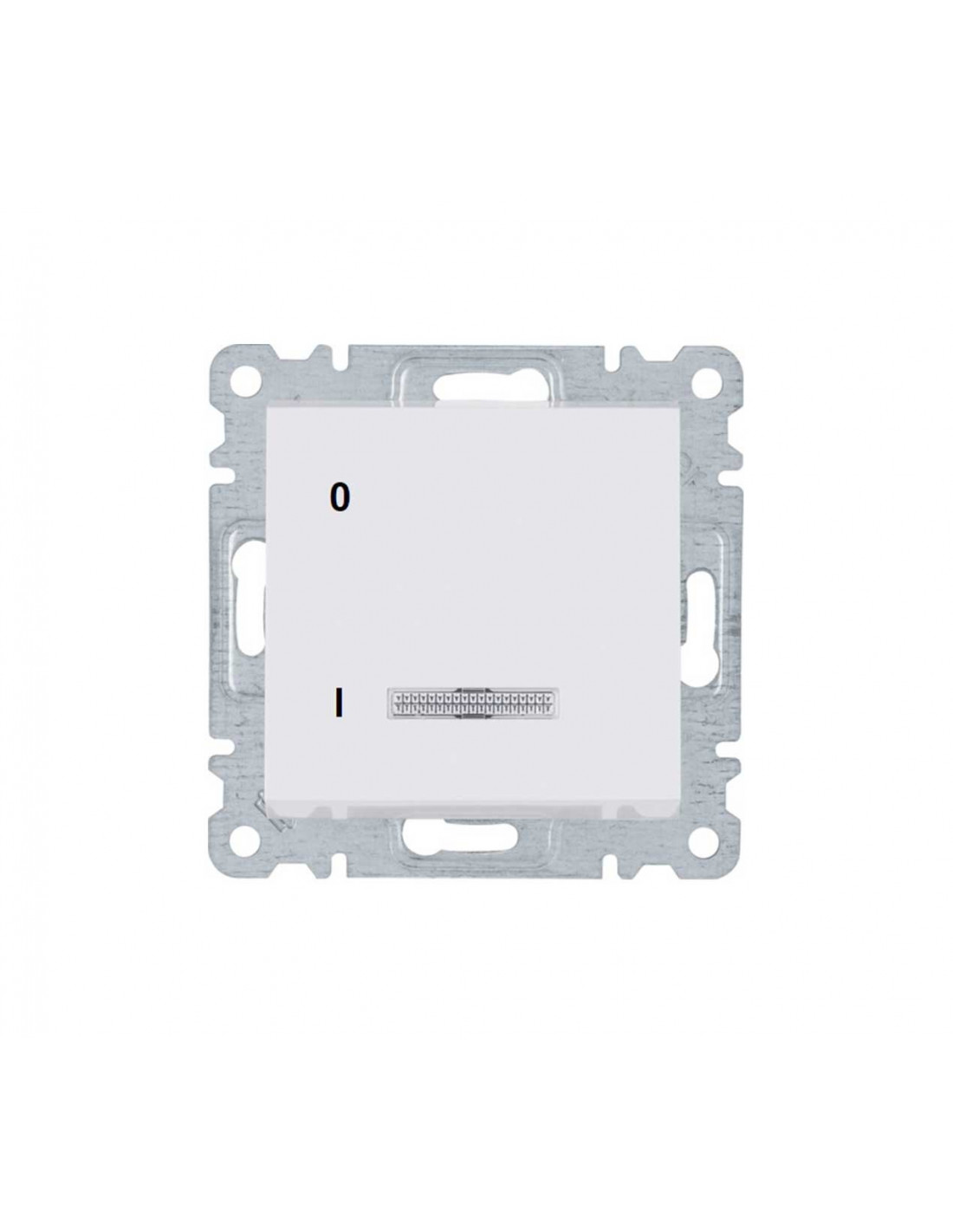 Выключатель с подсветкой 1-тактовый Lumina, белый, 16А/230В от ...