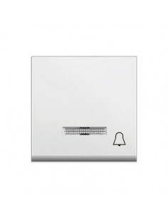 Клавіша з лінзою з символом "Дзвоник" Lumina, біла