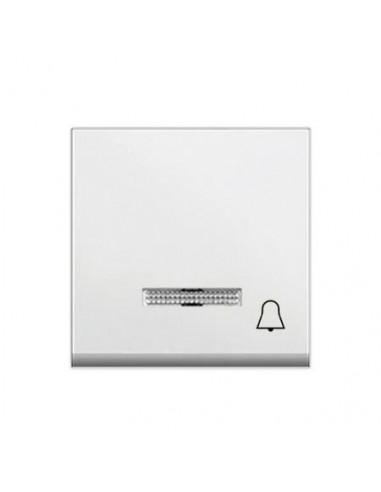 Клавиша с линзой с символом "Колокольчик" Lumina, белая