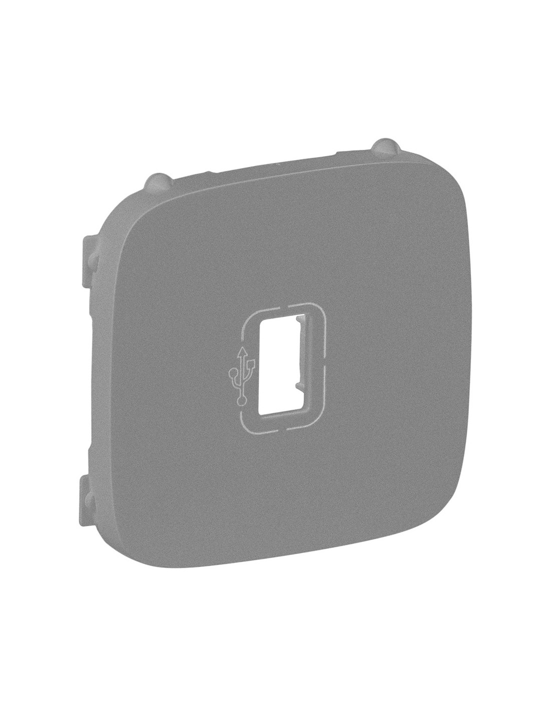 Накладка для USB розетки Legrand Valena-A Алюминий от производителя ТД ...