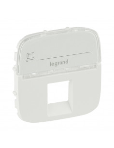 Накладка для розетки RJ11/RJ45 Legrand Valena-A Белая