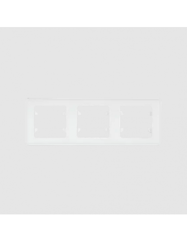 Рамка 3-місна горизонтальна біла Almera DOGU