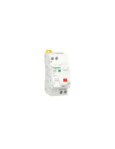 Дифференциальный автоматический выключатель RESI9 6kA 1P+N 6A C
