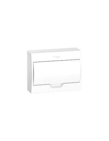 Щит навесной пластиковый белая дверь 1ряд/12м+2КК EZ9E112P2S