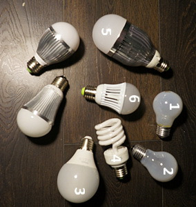 Вибір та заміна лампочок розжарювання на світлодіодні енергозберігаючі лампи
